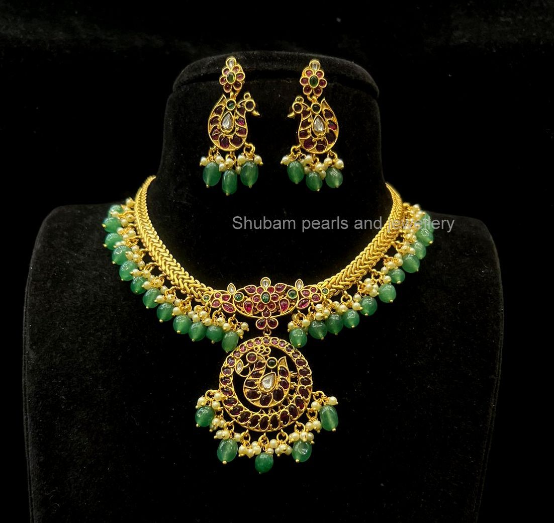 NECKLACE Jalebi 7 KEMPu MULTI COLOR