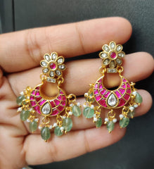 Earring JADAU CHANDBALI 178 JADAU RUBY