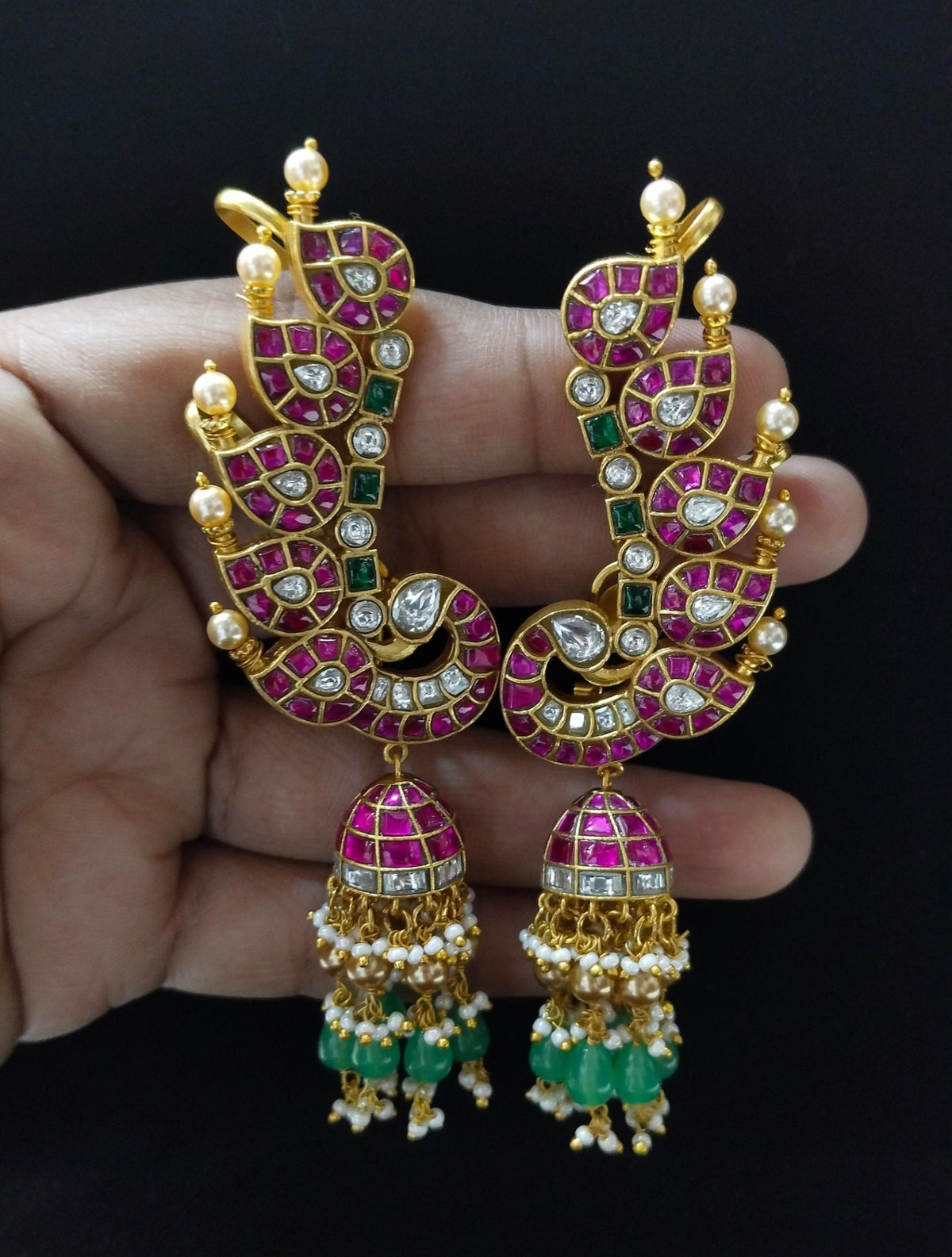 Earring Earrings 189 JADAU MULTI COLOR