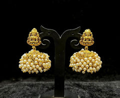 Earring Earring 146 MATTE NAKSHI GOLDEN