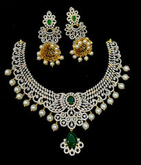 NECKLACE Necklace 534 DIAMOND EMERALD