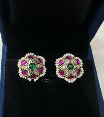 Earring Eartops 181 JADAU MULTI COLOR