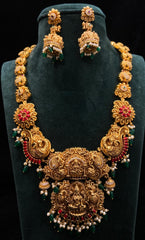 NECKLACE LONG Necklace 532 - NE532 NAKSHI ANTQIUE EMERALD