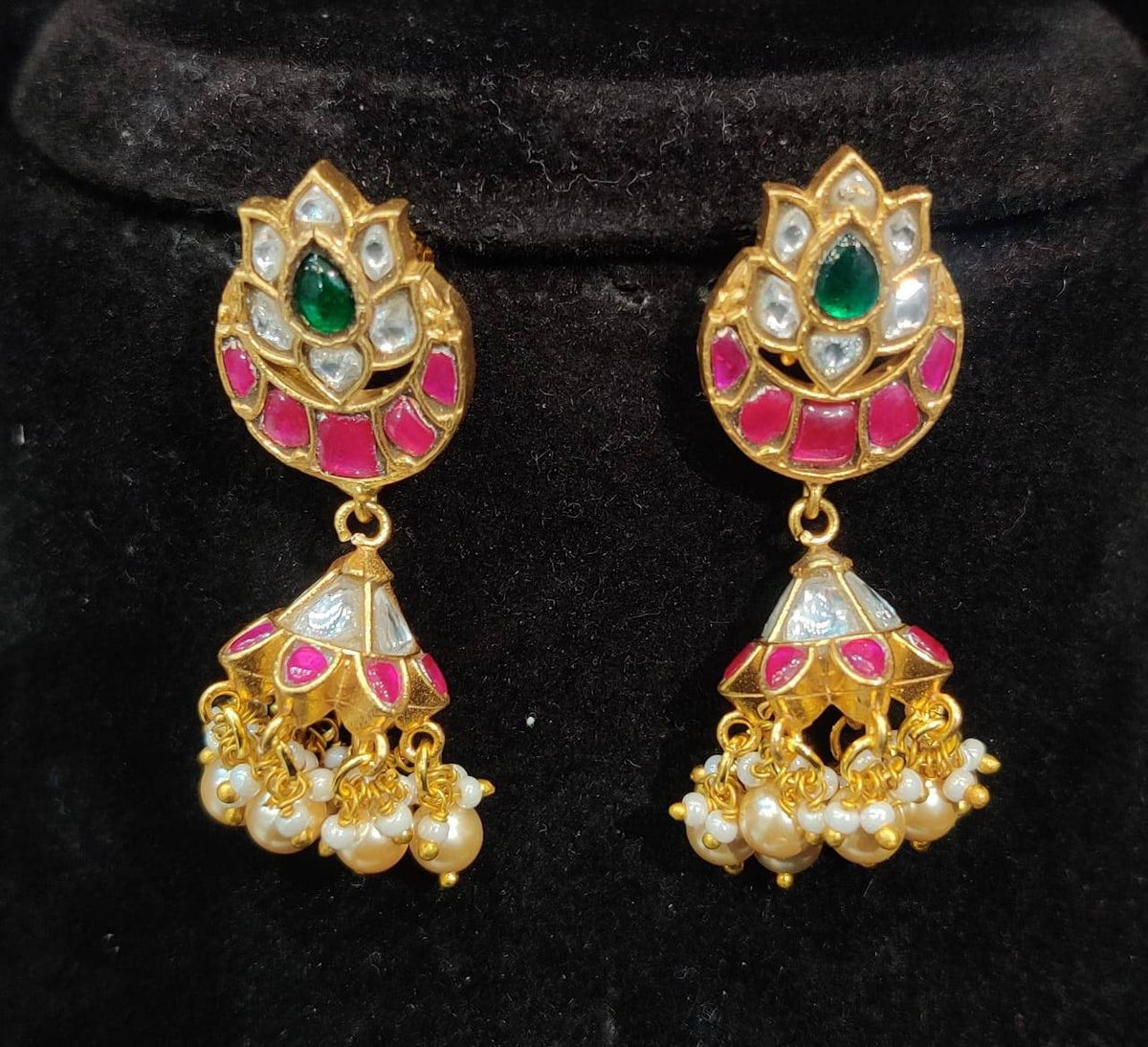 Earring Jhumka 169 JADAU MULTI COLOR