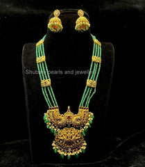 NECKLACE Necklace 560 NAKSHI ANTQIUE EMERALD