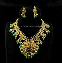 NECKLACE Necklace 559 NAKSHI ANTQIUE EMERALD