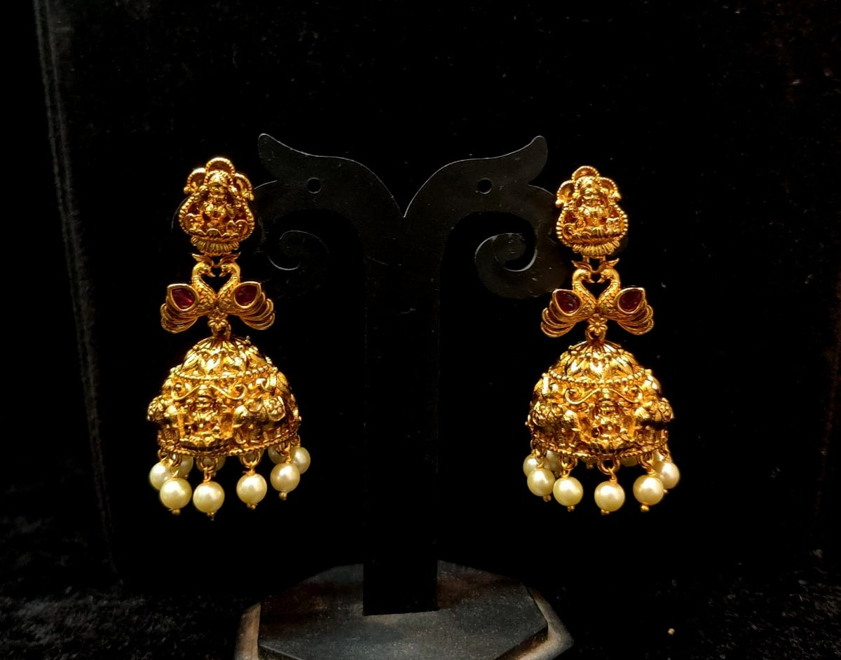 Earring Earrings 200 MATTE NAKSHI RUBY